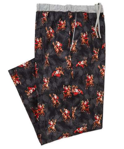 Westport Lifestyle Flannel Holiday Novelty Lounge Pant, Men's Big & Tall