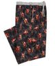 Westport Lifestyle Flannel Holiday Novelty Lounge Pant - Black