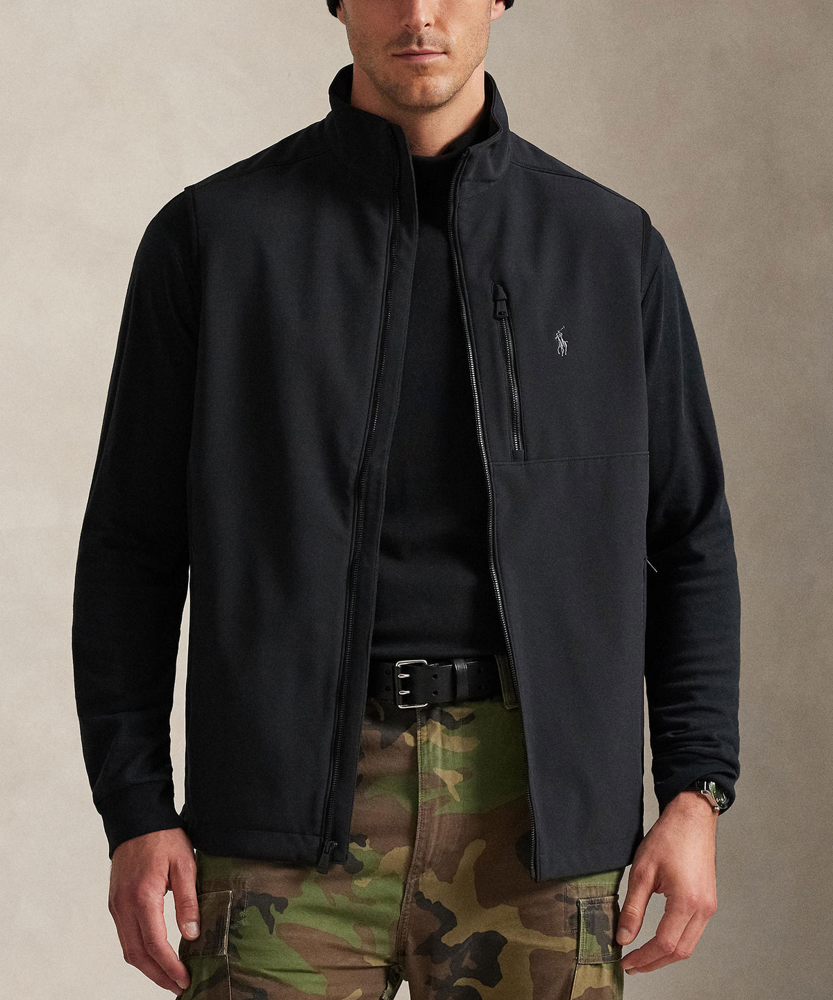 Polo Ralph Lauren Whalton Vest - Black, Men's Big & Tall