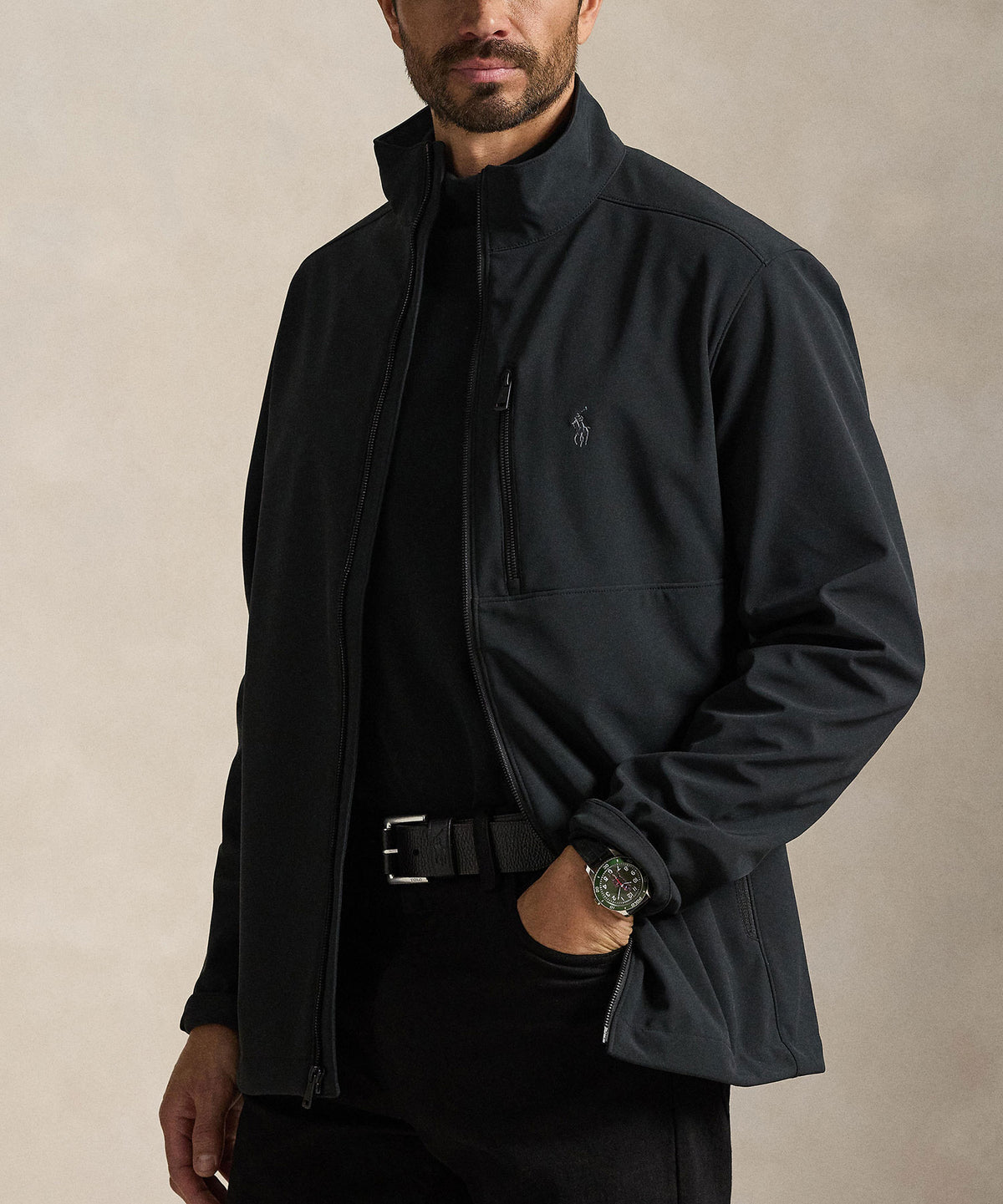 Polo Ralph Lauren Whalton Jacket - Black, Men's Big & Tall
