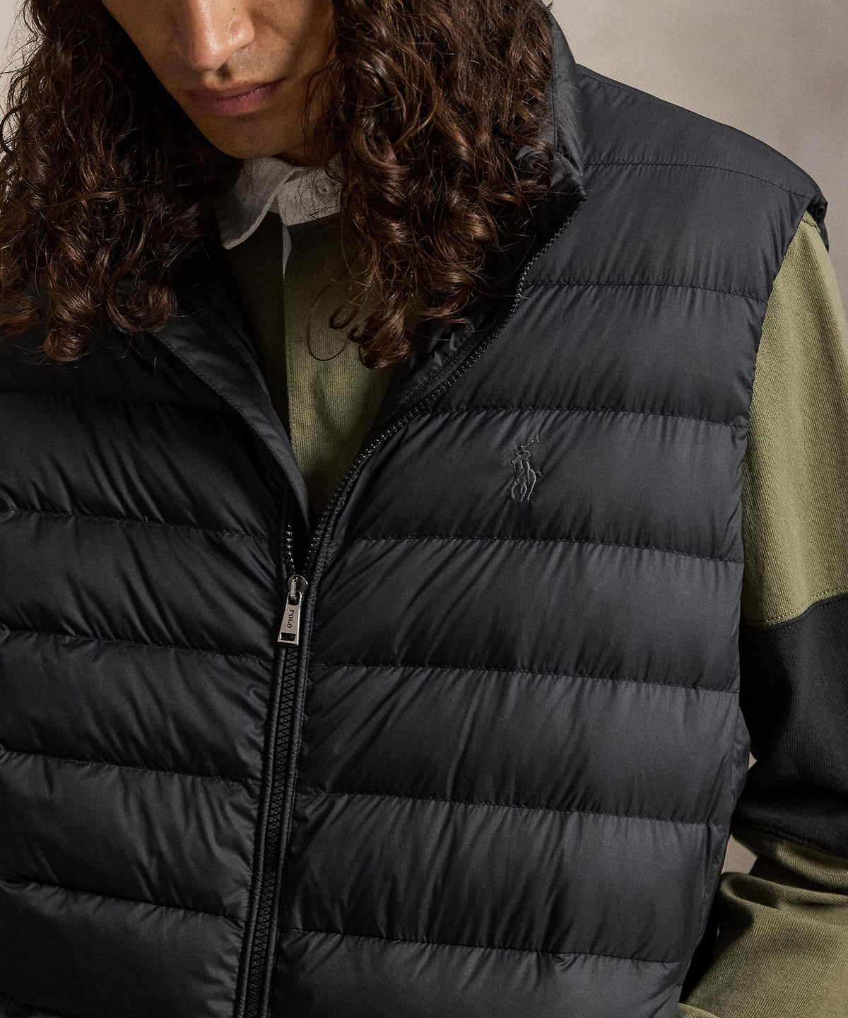 Polo Ralph Lauren Packable Vest - Black, Men's Big & Tall