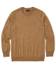Polo Ralph Lauren Long Sleeve Merino Crew Neck Sweater - Jicama Brown Heather