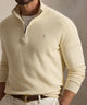 Polo Ralph Lauren Long Sleeve Textured Cotton Half-Zip Sweater - Andover Cream