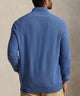 Polo Ralph Lauren Long Sleeve Textured Cotton Half-Zip Sweater - Blue Borage Heather