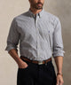 Polo Ralph Lauren Long Sleeve Brushed Twill Sport Shirt - White/Blue Multi