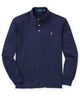 Polo Ralph Lauren Long Sleeve Soft Touch Cotton Polo - Navy