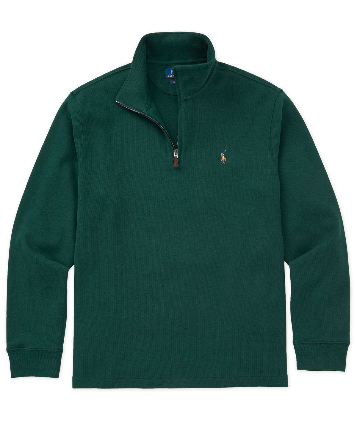 Polo Ralph Lauren Estate Rib Half-Zip Pullover - Moss, Men's Big & Tall