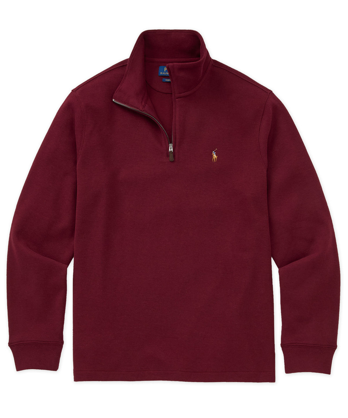 Polo Ralph Lauren Estate Rib Half-Zip Pullover - Wine, Men's Big & Tall