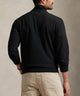 Polo Ralph Lauren Long Sleeve Luxury Half-Zip Pullover - Black