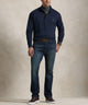 Polo Ralph Lauren Long Sleeve Luxury Half-Zip Pullover - Navy