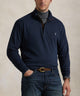 Polo Ralph Lauren Long Sleeve Luxury Half-Zip Pullover - Navy