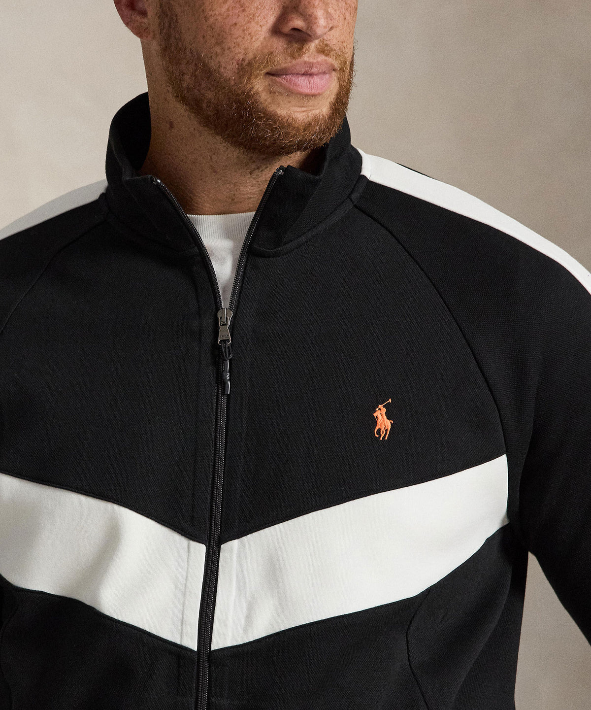 Polo Ralph Lauren Interlock Track Jacket - Black, Men's Big & Tall