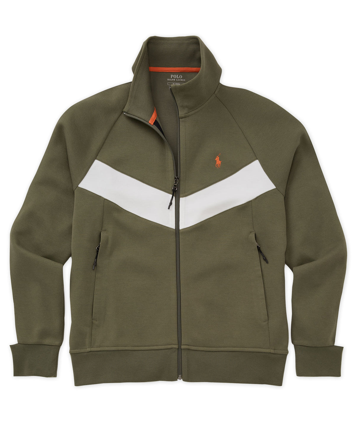Polo Ralph Lauren Interlock Track Jacket - Company Olive, Men's Big & Tall