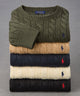 Polo Ralph Lauren Cotton Cable Crew Neck Sweater