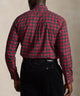 Polo Ralph Lauren Long Sleeve Brushed Twill Sport Shirt - Red/Royal Multi