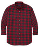 Polo Ralph Lauren Long Sleeve Brushed Twill Sport Shirt - Red/Royal Multi