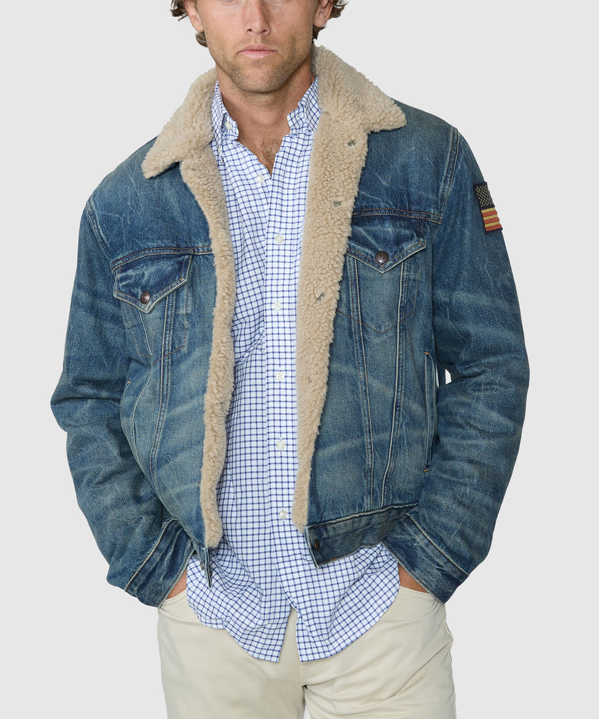 Polo Ralph Lauren Denim Trucker Jacket, Men's Big & Tall