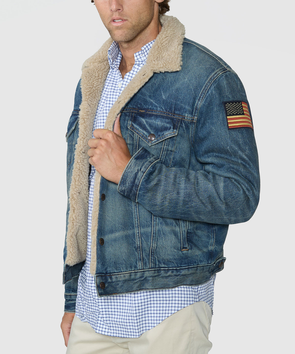 Polo Ralph Lauren Denim Trucker Jacket, Men's Big & Tall