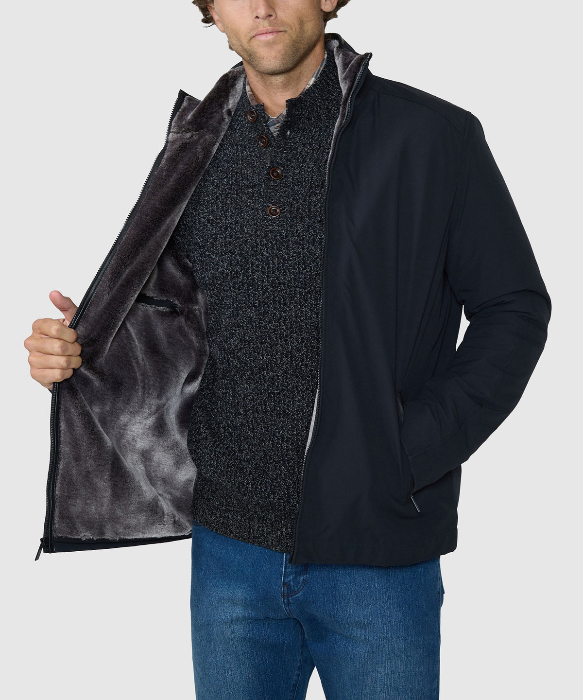 Westport Black Boss Jacket, Men's Big & Tall