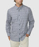 Westport Black Quad Squares Print Sport Shirt