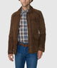 Westport Black Antique Suede Jacket - Brown