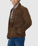 Westport Black Antique Suede Jacket - Brown