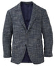 Coppley Two-Button Side Vent Plaid Wool Blend Sport Coat - Grey