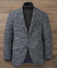 Coppley Two-Button Side Vent Plaid Wool Blend Sport Coat