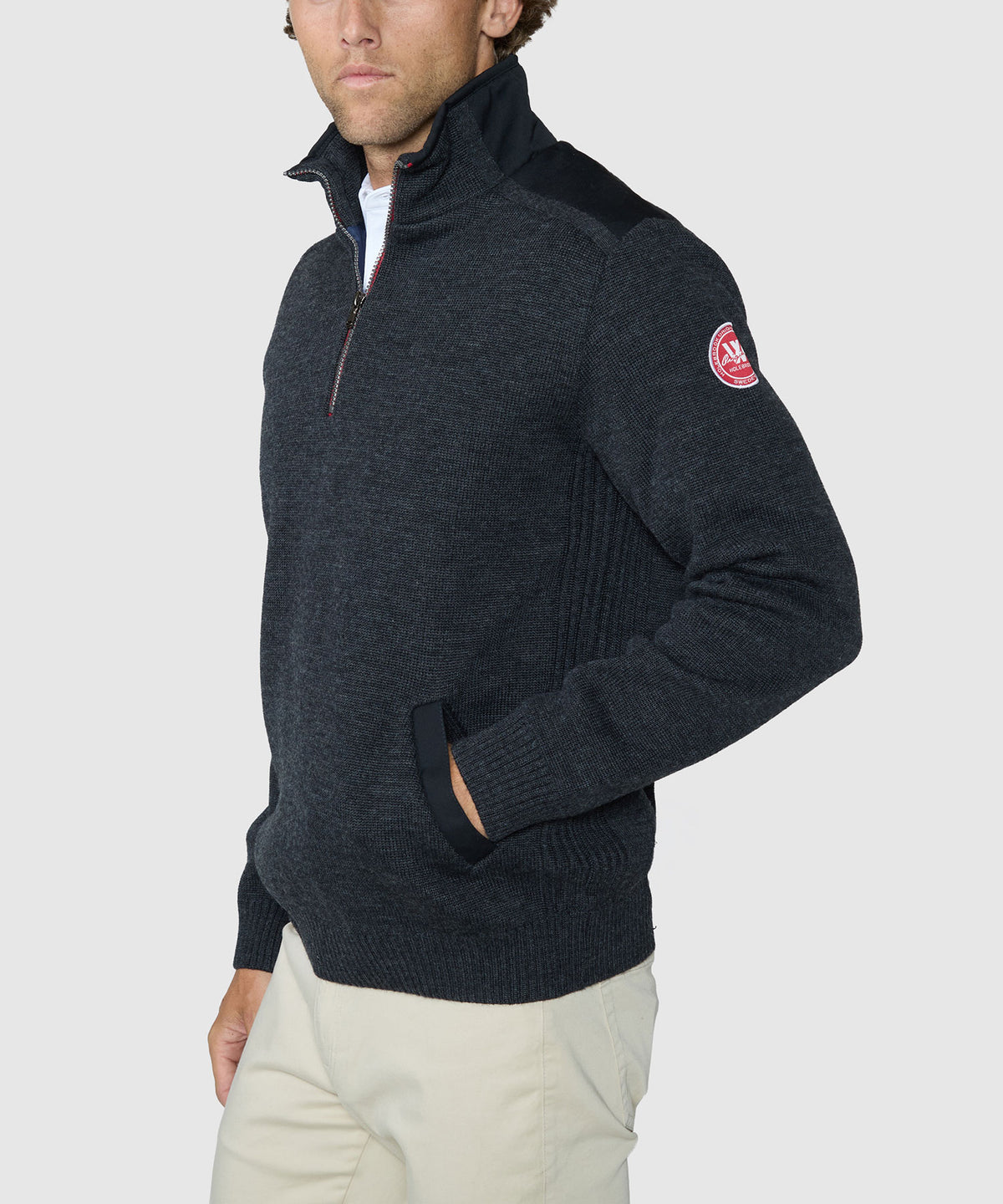 Holebrook Sweden Gregor Wool Quarter-Zip Sweater, Men's Big & Tall