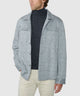 Westport Black Chelsea Pic Stitch Overshirt - Grey