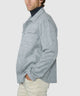 Westport Black Chelsea Pic Stitch Overshirt - Grey
