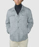 Westport Black Chelsea Pic Stitch Overshirt - Grey