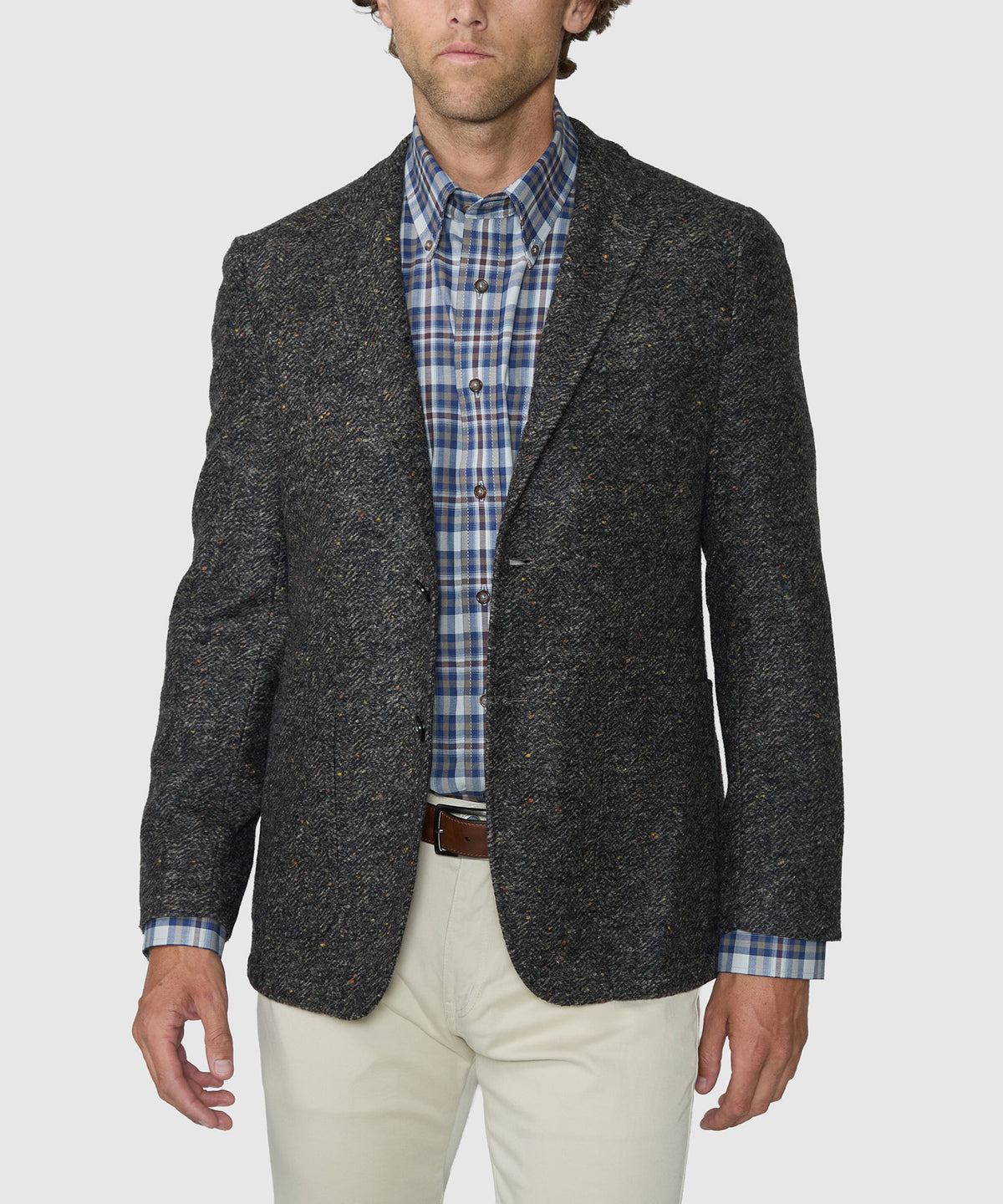 Westport Black Nolita Knit Blazer, Men's Big & Tall