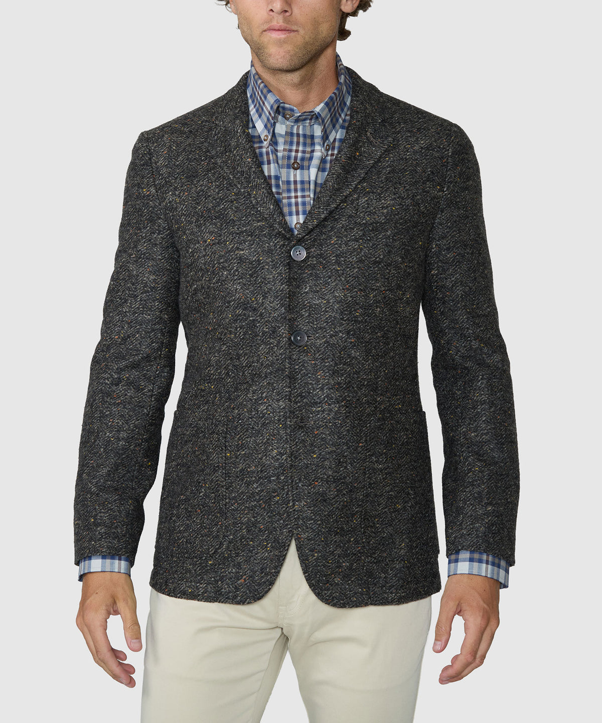 Westport Black Nolita Knit Blazer, Men's Big & Tall