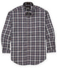 Westport Black Long Sleeve Button-Down Collar Cotton Wool Sport Shirt - Navy Multi