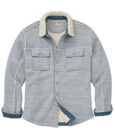 Westport Black Outpost Fleece Shirt Jacket, Men's Big & Tall