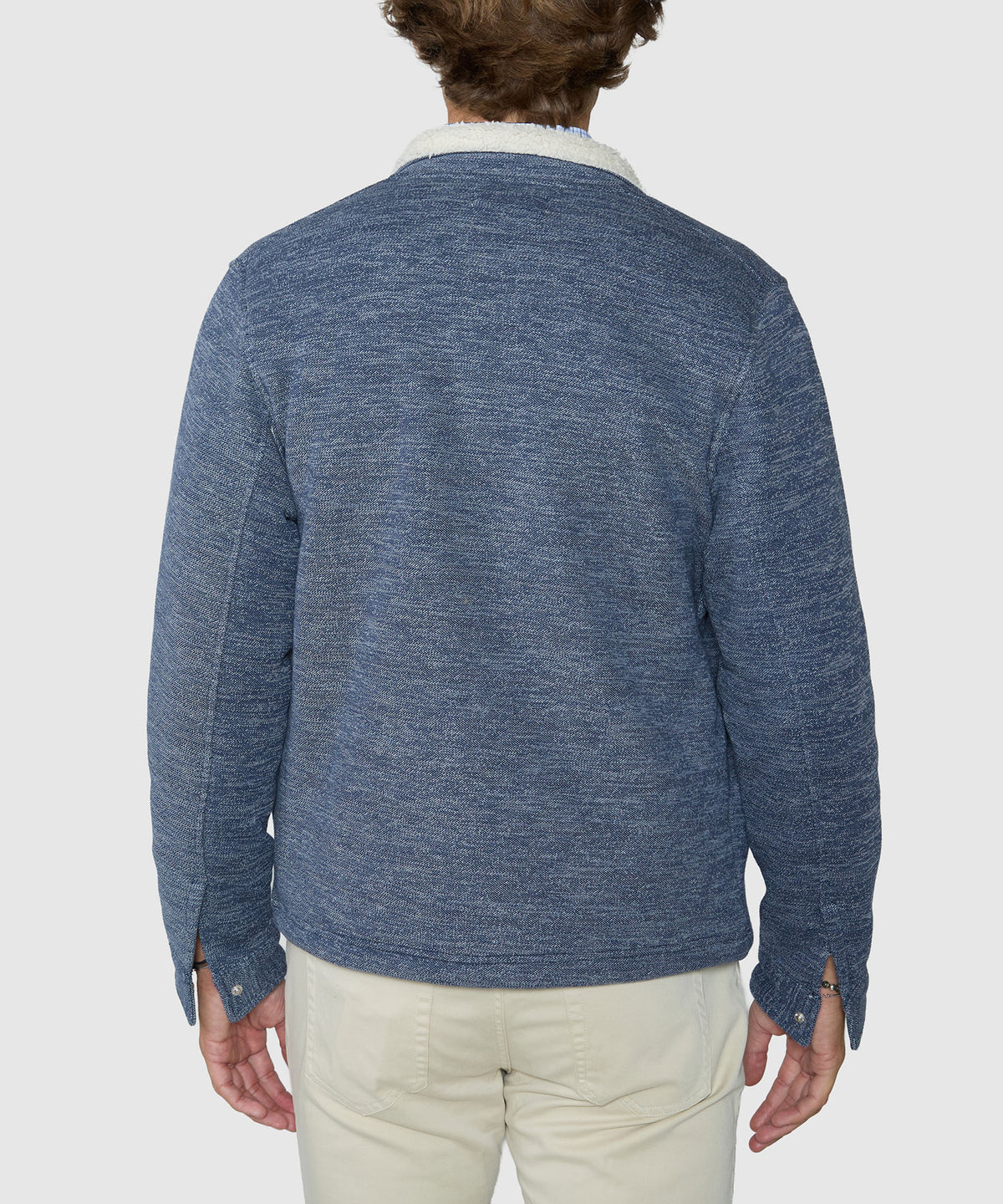Westport Black Blue Ridge Fleece Jacket - Indigo, Men's Big & Tall