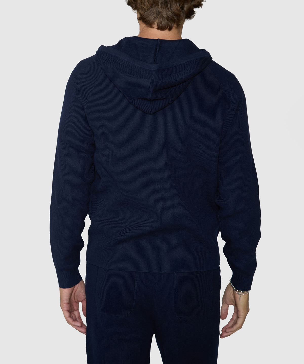 Westport Black SoHo Cotton Cashmere Hoodie - Navy, Men's Big & Tall