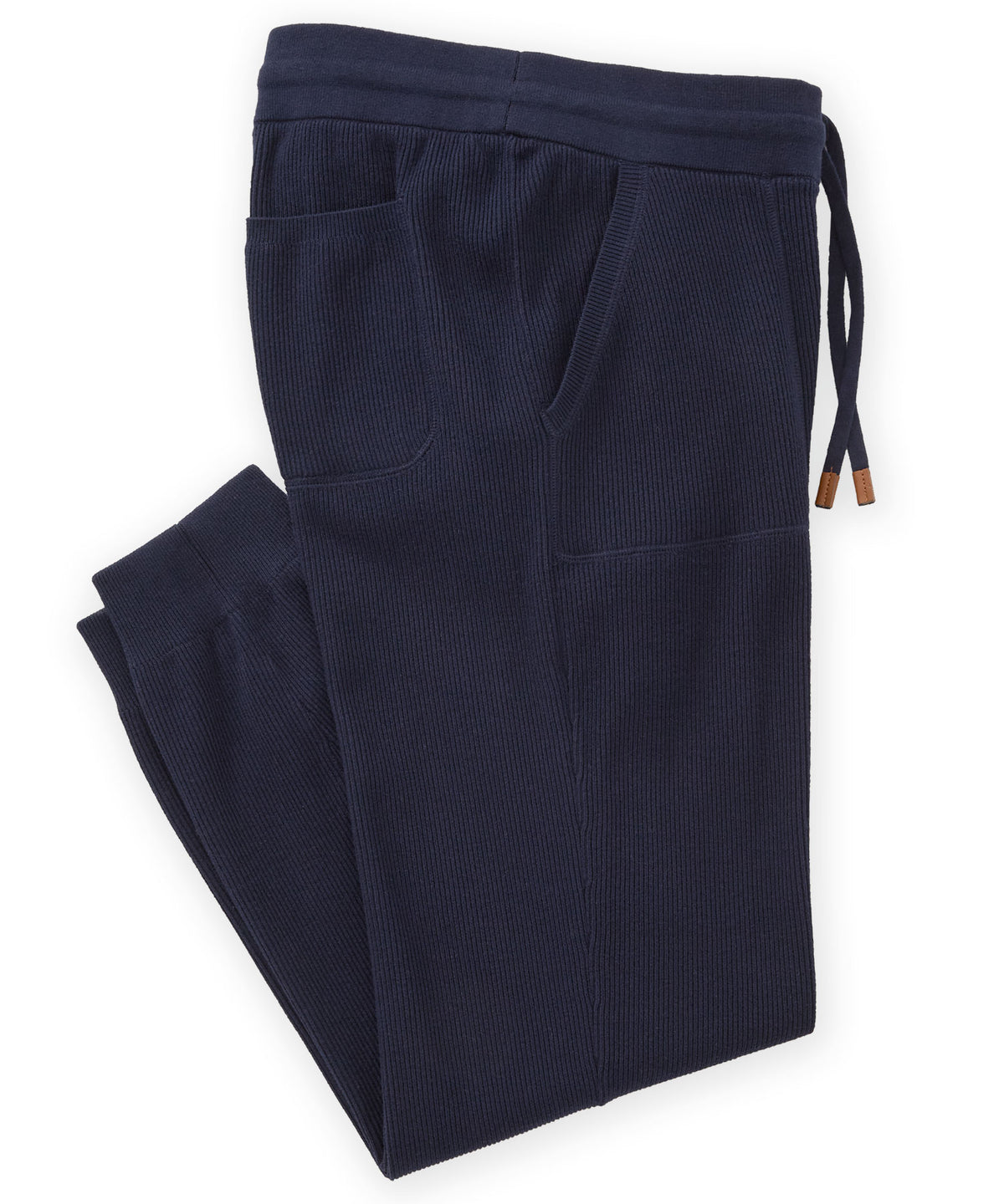 Westport Black SoHo Cotton Cashmere Pants - Navy, Men's Big & Tall