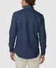 Westport Black Long Sleeve Button-Down Collar Sport Shirt - Navy