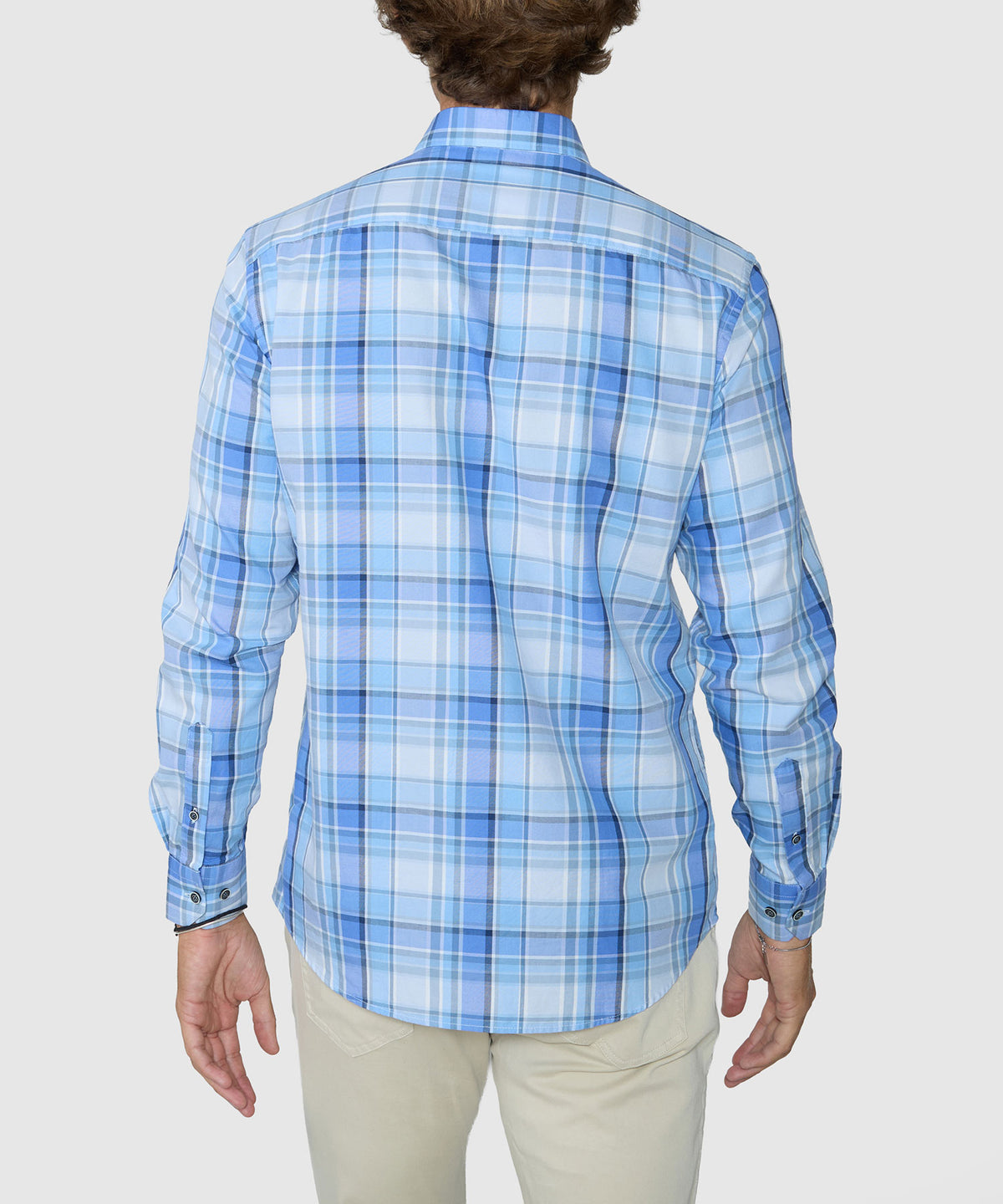 Westport Lifestyle Long Sleeve Button-Down Collar Sport Shirt, Men's Big & Tall