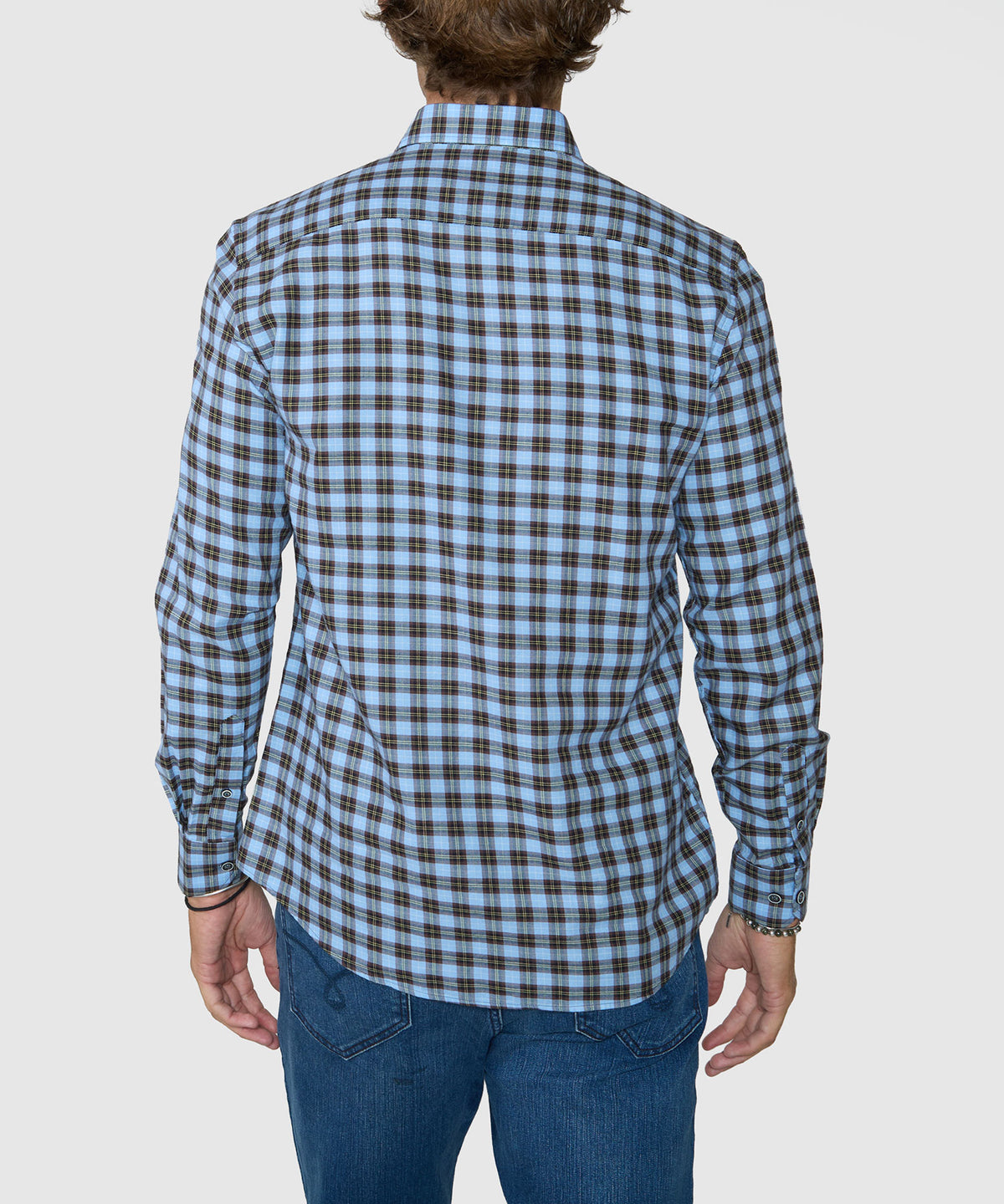Westport Lifestyle Long Sleeve Button-Down Collar Sport Shirt, Men's Big & Tall