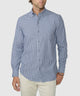 Westport Lifestyle Long Sleeve Button-Down Collar Sport Shirt - Navy
