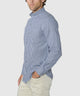 Westport Lifestyle Long Sleeve Button-Down Collar Sport Shirt - Navy