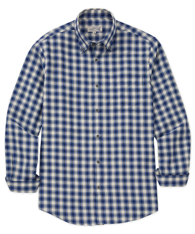 Westport Lifestyle Long Sleeve Button-Down Collar Sport Shirt, Men's Big & Tall