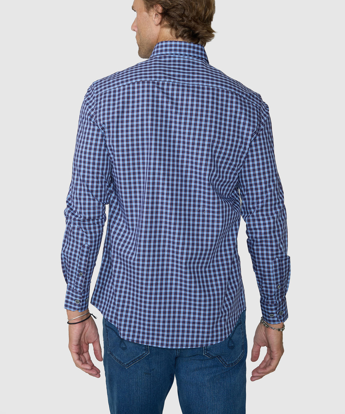 Westport Lifestyle Long Sleeve Button-Down Collar Sport Shirt, Men's Big & Tall