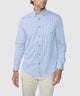 Westport Lifestyle Long Sleeve Button-Down Collar Sport Shirt - Blue