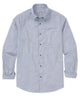 Westport Lifestyle Long Sleeve Button-Down Collar Sport Shirt - Blue