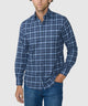 Westport Lifestyle Long Sleeve Field Day Flannel Sport Shirt - Blue