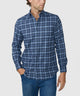 Westport Lifestyle Long Sleeve Field Day Flannel Sport Shirt - Blue